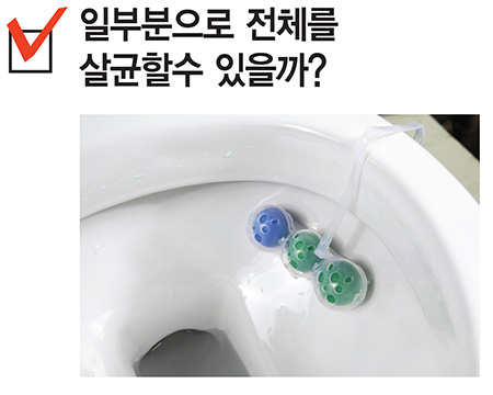 일부분으로 전체를 살균할 수 있을까?